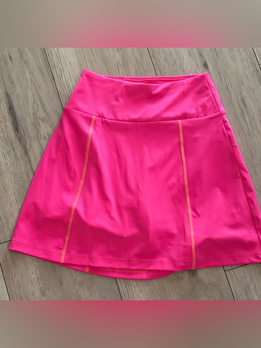 Gymshark Hot Pink Skirt with Contrast Stitching